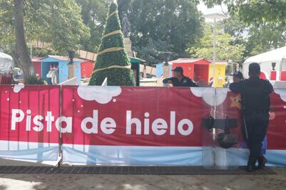 Aplaza gobierno de Oaxaca para “próximos días” inauguración de la Pista de Hielo en El Llano
