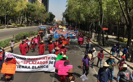 Con bloqueos en CDMX, triquis de Oaxaca exigen retorno seguro de familias desplazadas por violencia