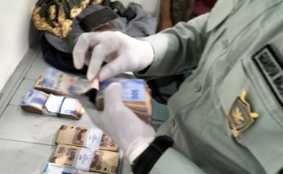 Guardia Nacional detiene en Aeropuerto de Puerto Escondido a persona con 500 mil pesos