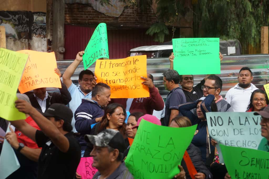 Concesionarios y choferes presentan quejas ante la Defensoría de Oaxaca por la entrada en operación del Binni Bus