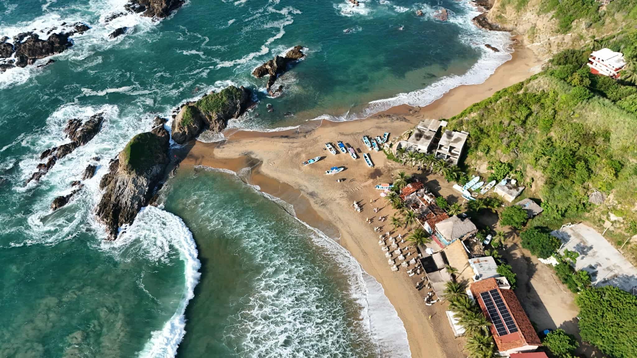 Playa Elefante en Mazunte. Foto: Anuar De Jesus
