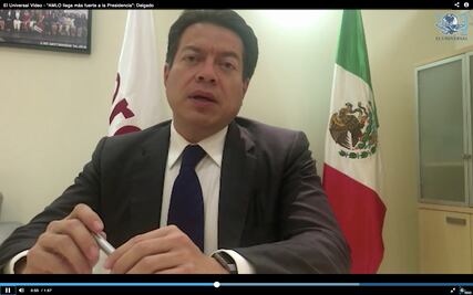 Peña será tratado con respeto el 1 de diciembre: Mario Delgado