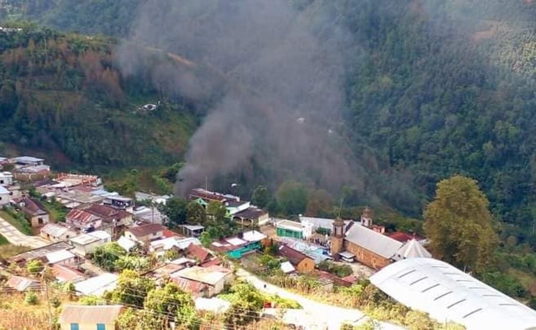Por conflicto electoral, estalla violencia en Zoquiapam, en la Cañada de Oaxaca. Foto: Especial