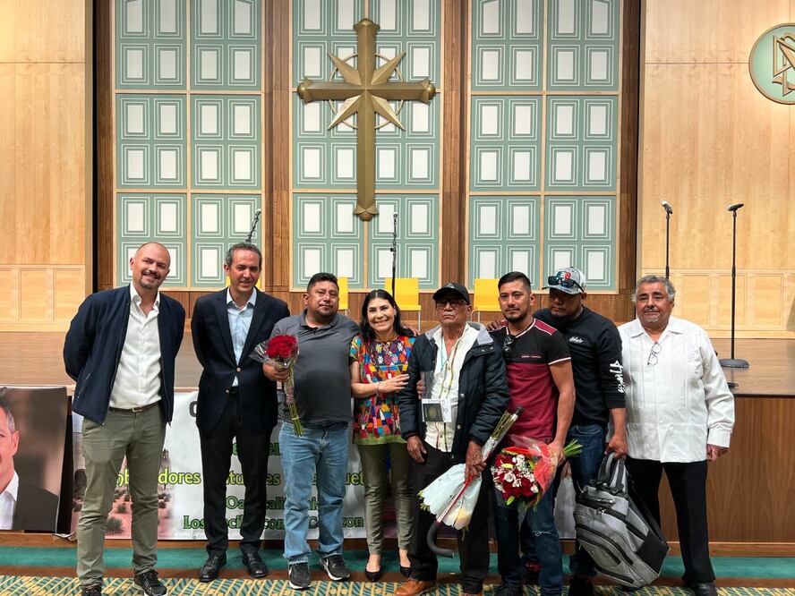 Celebran edición 61 de Guelaguetza familiar; adultos mayores de Oaxaca se reúnen con hijos y nietos. Foto: Gobierno de Oaxaca