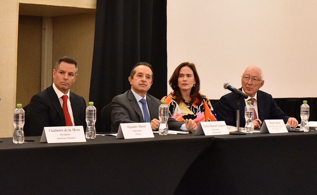 Asiste Murat a reunión de gobernadores del sureste; EU anuncia inversión de 30 mdd. Fotos: Especiales