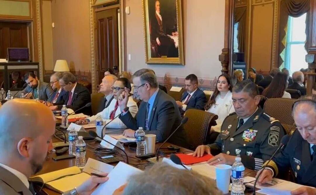 México y EU sostienen reunión por fentanilo en la Casa Blanca. Foto: Captura de video