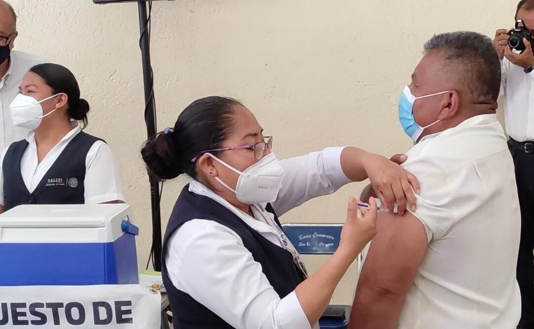 Más del 85% de la población de Oaxaca se ha vacunado contra influenza estacional: SSO. Foto: SSO