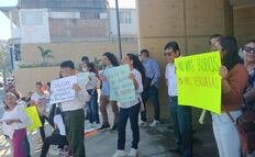 Robo de cableado de escuela primaria en Salina Cruz desata protesta de alumnos y docentes contra inseguridad