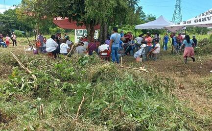 Comité Popular invade terrenos de El Trigal en Tuxtepec hace tres años invadieron la Colonia Obrera