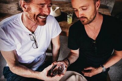 Bryan Cranston y Aaron Paul se reúnen, pero no por "Breaking Bad"