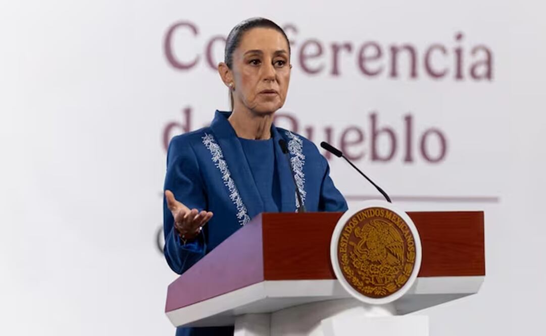 Claudia Sheinbaum se expresa contra las redadas contra migrantes en EU. Foto: Hugo Salvador