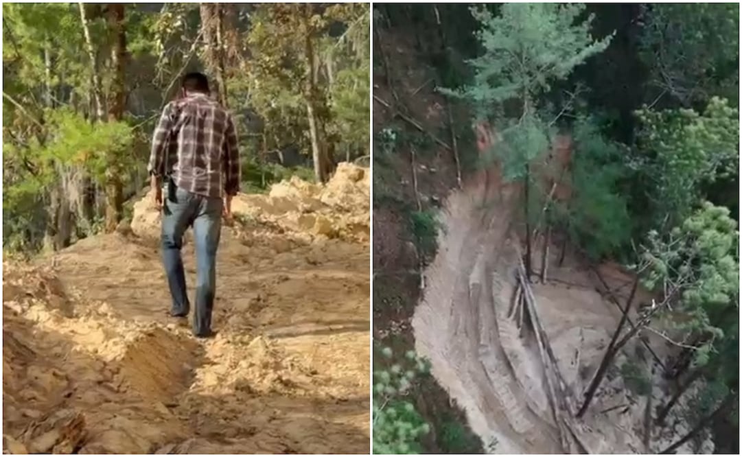 Comunidad de Unión de los Ángeles solicita ayuda para la construcción de un camino. Fotos: Capturas de video