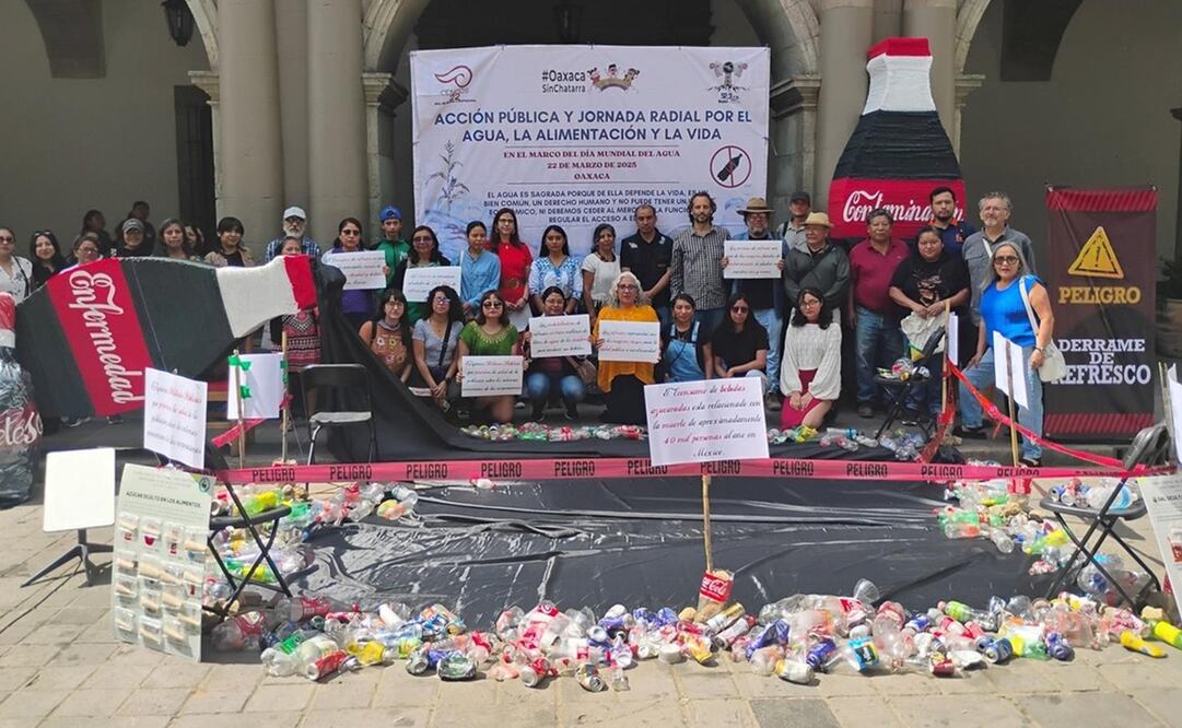 Denuncian explotación del agua por parte de refresqueras en comunidades de Oaxaca. Foto: Especial