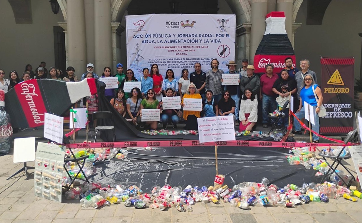 Denuncian daños a la salud y al medio ambiente por empresas refresqueras en comunidades de Oaxaca