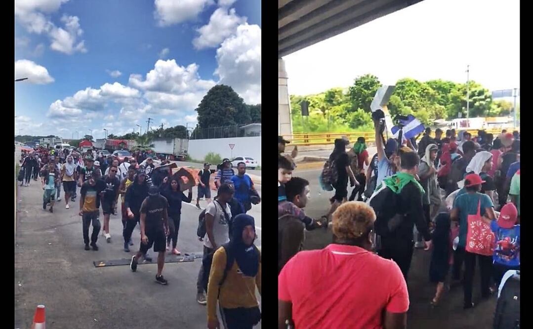 Se alista San Pedro Tapanatepec, en el Istmo de Oaxaca, para recibir caravana de hasta 4 mil migrantes. Tomada de Twitter: @Karenninabc