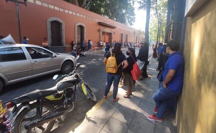 Con protesta, integrantes del MULT de la capital y los Valles Centrales exigen servicios básicos