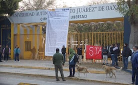 STAUO inicia paro de labores de 12 horas; exige recursos extraordinarios para la UABJO