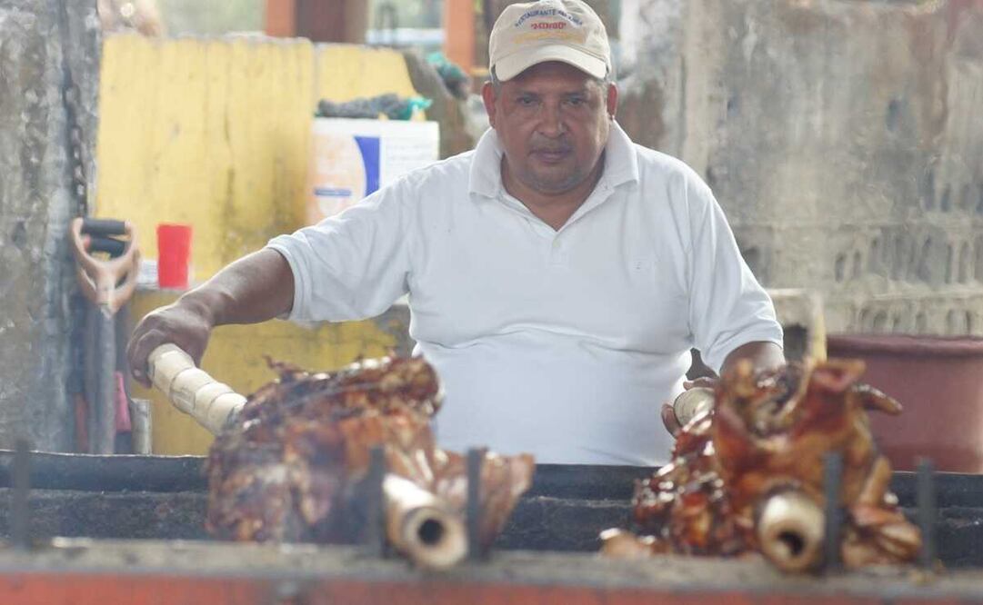 Cochinita a la cubana, legado de migración y mestizaje que arraigó en la Cuenca de Oaxaca. Fotos: Antonio Mundaca