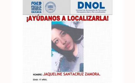Desaparece otra joven en la Mixteca: Jaqueline tiene 17 años y fue vista por última vez en Huajuapan