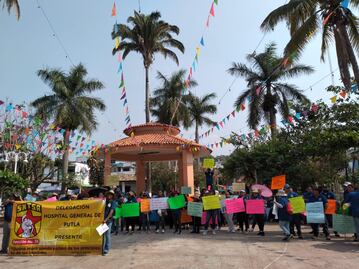 Trabajadores del hospital de Putla denuncian falta de medicamentos y adelantan paro de 48 horas en los próximos días  