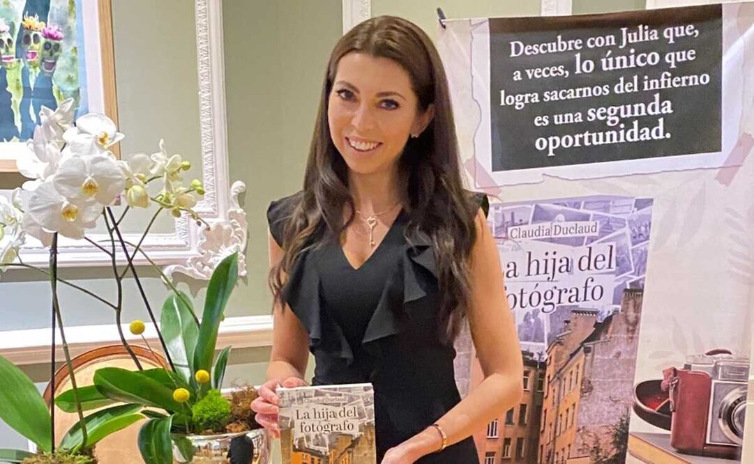 Claudia Duclad lanza en Oaxaca la novela "La hija del fotógrafo", incluida por IPN en programa de lectura. Foto: Cortesía