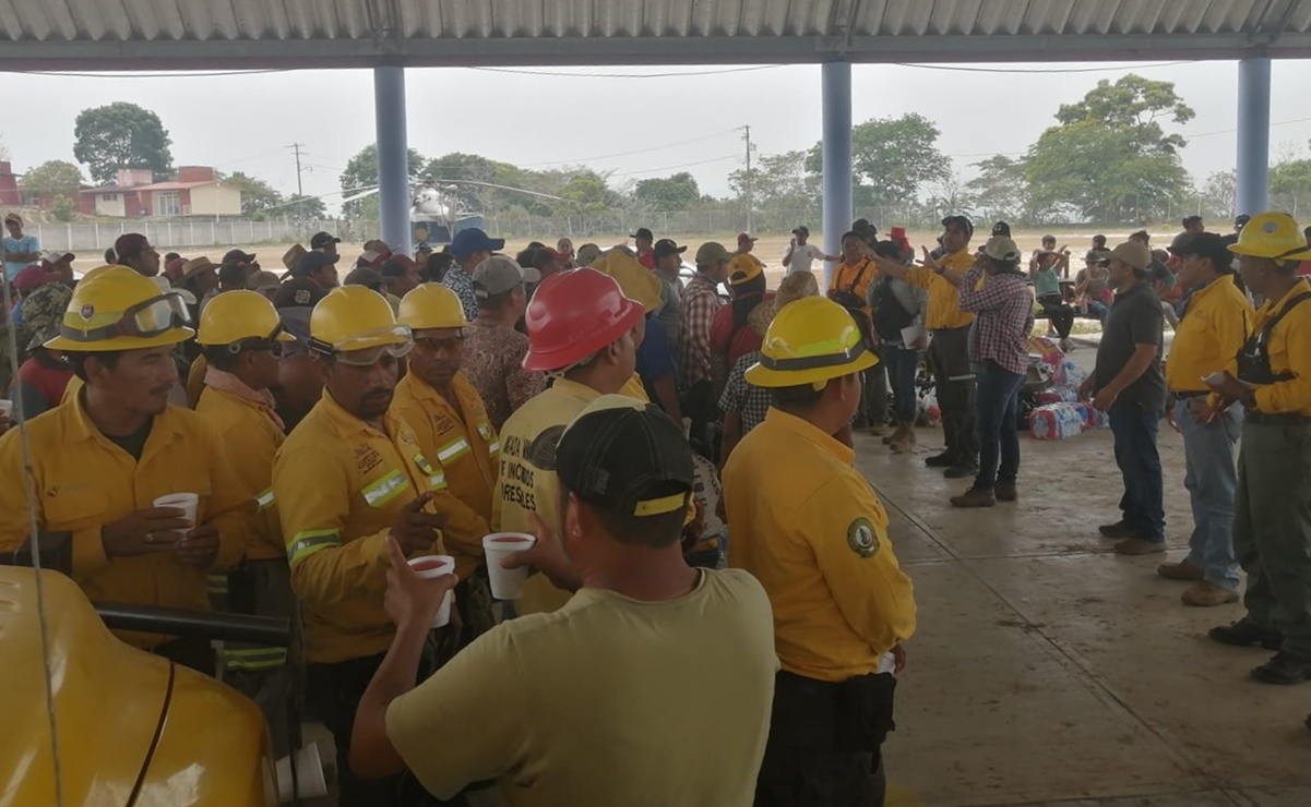 Acuerdan no instalar casilla electoral en Santa María Chimalapa, Oaxaca; "hay que combatir incendios", dicen. Foto: Especial