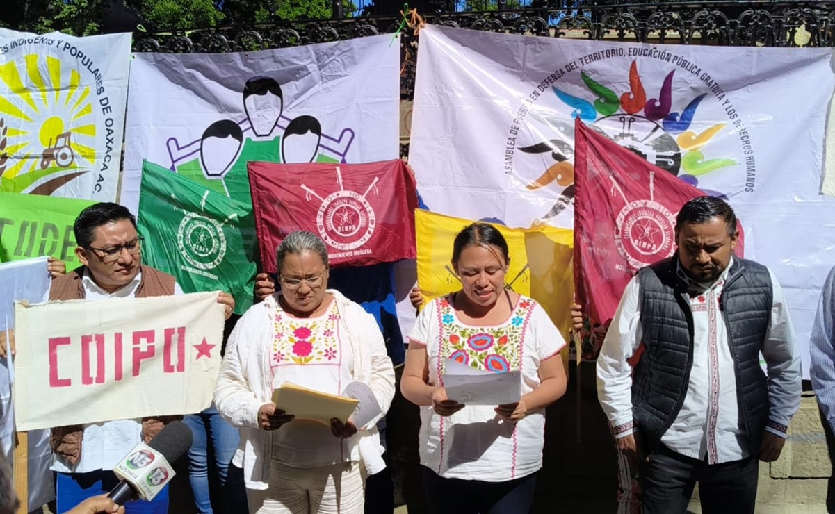 Exponen avances del caso del asesinato del activista Catarino Torres en Oaxaca. Foto: Juan Carlos Zavala