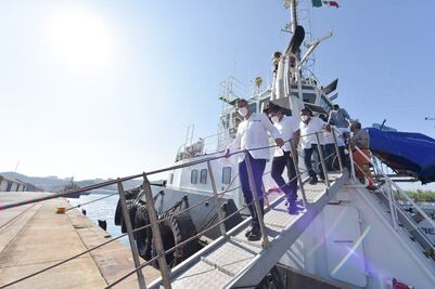 Supervisa Murat avances del Corredor Interoceánico en Salina Cruz; este año inicia Primera Fase, afirma