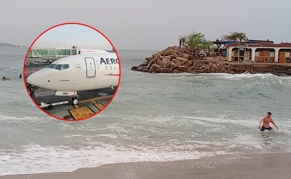 Cancelan 20 vuelos en los aeropuertos de Puerto Escondido y Huatulco, ante las riesgo por huracán Erick