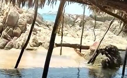 Alertan a población y turistas en costas de Oaxaca por fuerte oleaje del mar de fondo