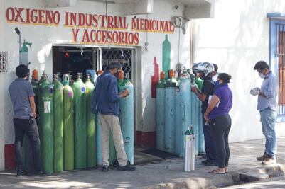 Aumento de casos de Covid-19 dispara demanda de oxígeno médico en Oaxaca; ya escasea