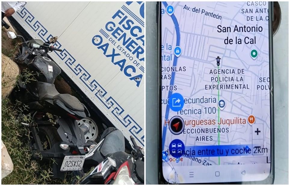 La moto fue localizada al interior de la Agencia de Investigación gracias a un GPS. Fotos: Especiales