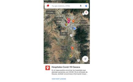 Estudiante oaxaqueño crea mapa sobre casos de Covid-19 y disponibilidad hospitalaria