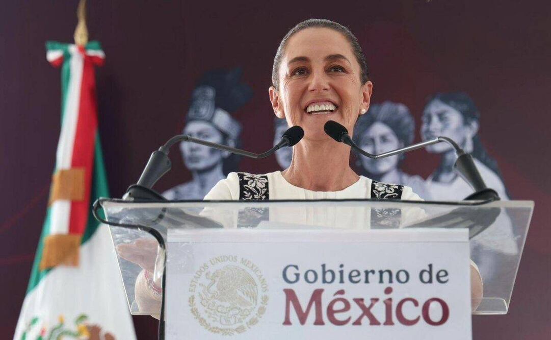 La presidenta Claudia Sheinbaum Pardo en Villahermosa, Tabasco, este domingo 16 de noviembre de 2025. Foto: Especial