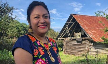 ‘La escultura Tlali no me representa’, afirma la poeta zapoteca oaxaqueña Irma Pineda