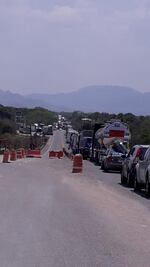 Bloquean carretera habitantes de Zanatepec  e impiden paso a Chiapas 