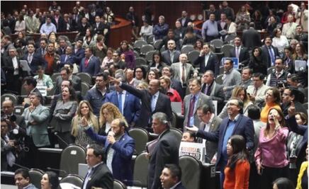 Entre empujones y manoteos, diputados debaten Ley de Ingresos de AMLO