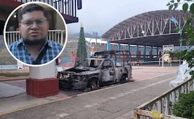 Edil de Eloxochitlán de Flores Magón, Oaxaca, denuncia amenazas de muerte, tras incendio de vehículos municipales