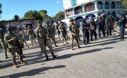 Marina y GN toman Mixtequilla, pueblo de Oaxaca que se opone a polo del Interoceánico