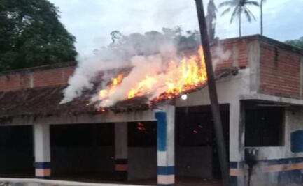 Queman una sede de casillas en Santiago Laollaga, Oaxaca; suspenden elecciones