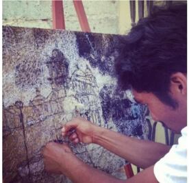 El artista que cambió su obra por un taller con Francisco Toledo