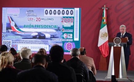 Avión presidencial sí se rifará: AMLO