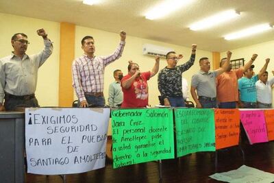 Por violencia, profesores suspenden clases en Amoltepec, Oaxaca; van 4 docentes asesinados