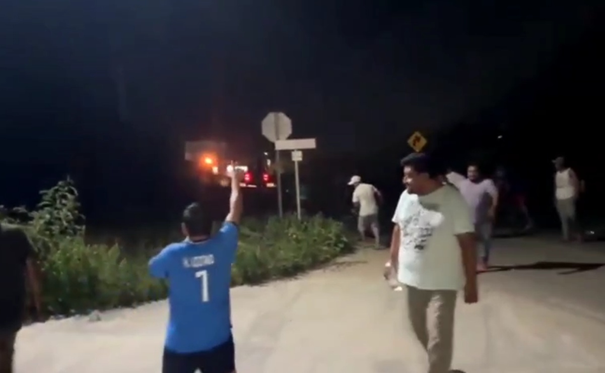 Reprimen a balazos protesta en Juchitán; pobladores exigen la liberación de un maestro de zumba