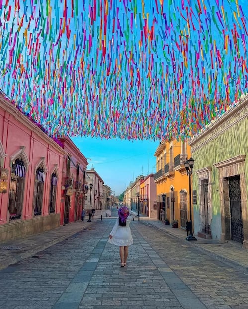 Andador Turístico Macedonio Alcalá, Oaxaca. Foto: Fb@Explorando Oaxaca