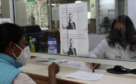 Confirman Covid en 6 trabajadores del Registro Civil de Oaxaca; suspenden actividades
