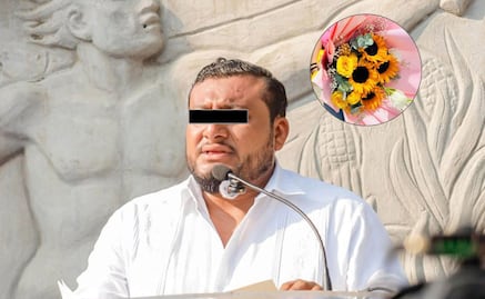 Antes de ser detenido, alcalde de Juchitán, Oaxaca, le regaló flores amarillas a su hija