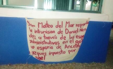 Advierten intento de desestabilización en San Mateo del Mar tras cambio de autoridades