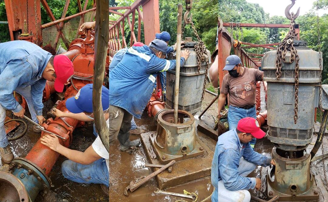 Las tormentas eléctricas averiaron los sistemas de bombeo de agua entubada a unas 8 mil viviendas en el municipio de Matías Romero. Foto: Especial
