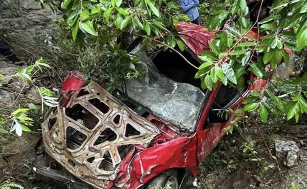 Fallecen cuatro personas en accidente de Santiago Amoltepec, Oaxaca. Foto: Especial